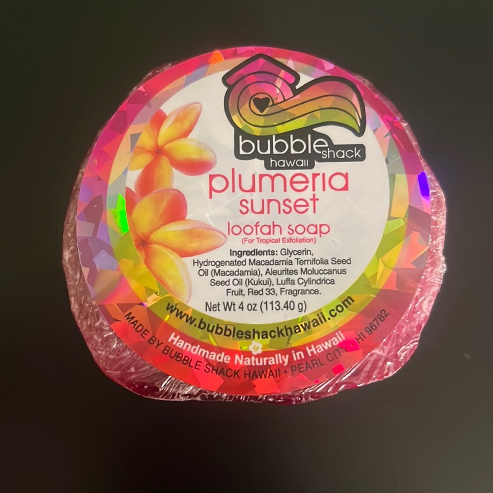 Loofah soap Bubble shack Hawaii